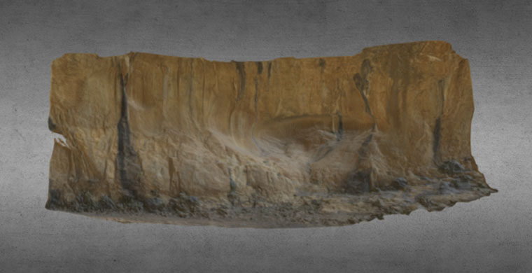 Modelo 3D de Cova Centelles completo.