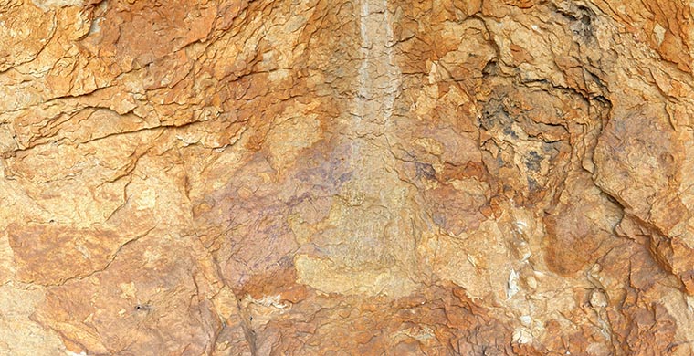 Imagen gigapíxel del sector derecho de Cova dels Cavalls, color real