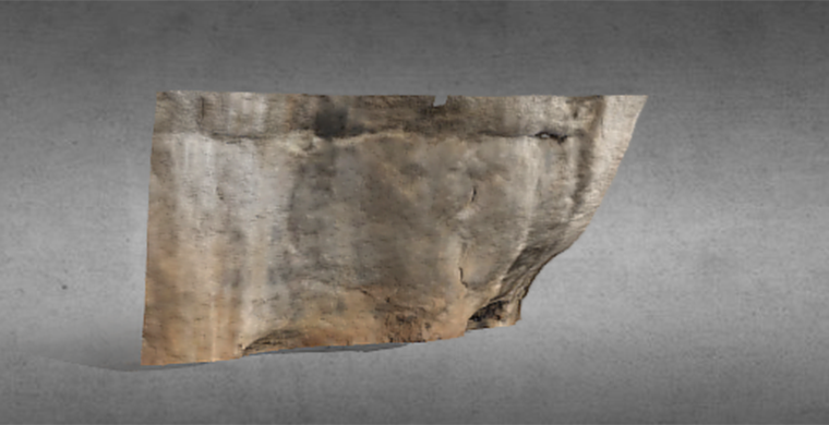 Panel 3, sector izquierdo, modelo 3D