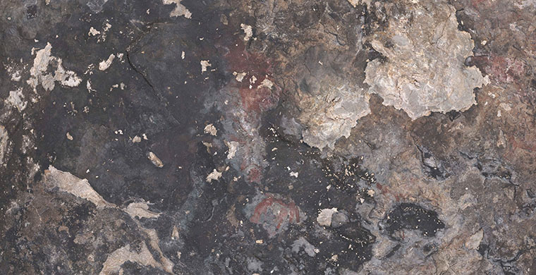 Fotografía gigapíxel cenital del abrigo V d'Ermites, color real
