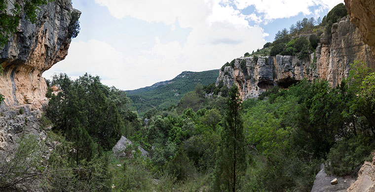 Panorama desde el interior del Racó de Nando.